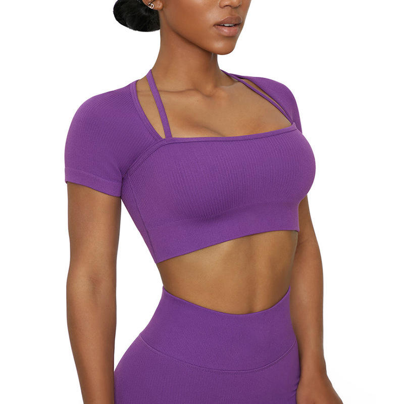 Purple short sleeve