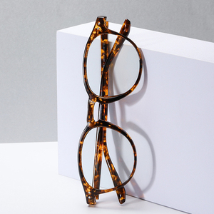 Tr2318 kim loại men Blue chống phản chiếu kính bán buôn kính mắt kính khung các nhà sản xuất - Product Image 1