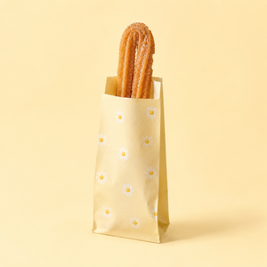 Bolsa de Papel Encerado Desechable para Snacks, Resistente a la Grasa, Impresión Personalizada, Bolsa para Alimentos al por Mayor - Product Image 2
