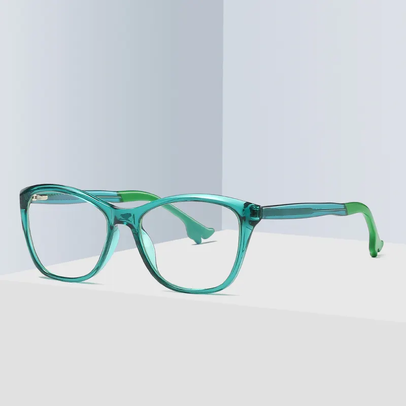 UNOC אופנה כחול אור בלוק משקפיים משקפיים מסגרת TR90 מלא מסגרת קוסמטי משקפיים ביצוע עד חדש דגם משקפיים