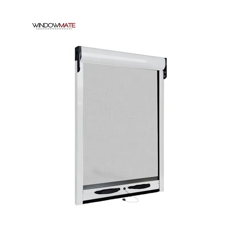 Direct selling electric motorized mosquito door garage screen sliding windows with baby safety mosquito net Semi-finished