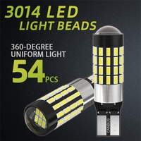 JiaChi 194 168 164 5W5 T10 Led Canbus luz sin Error W5W bombilla de estacionamiento de coche cúpula lateral 650LM lámpara de señal de matrícula 12-24V blanco