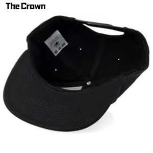 Custom Logo 6 Panel Structured Snapback Hat Wholesale Bulk Woven Patch <b>Flat</b> Brim <b>Cap</b> With Single Row Snapback Manufacturer - Product Image 4