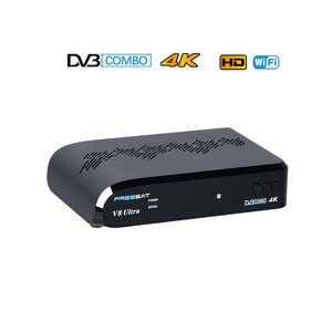 Mới Freesat V8 Ultra 4GB RAM 4K <span class=keywords><strong>DVB</strong></span>-S/S2/S2x, <span class=keywords><strong>DVB</strong></span>-<span class=keywords><strong>T</strong></span> + T2/ISDB-<span class=keywords><strong>T</strong></span>/cáp (J.83A/C)/ATSC-C Set Top Box <span class=keywords><strong>T</strong></span>ích hợp Wifi hot cho Châu Á Châu Phi - Product Image 2