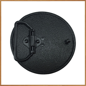 圆形锌合金皮带五金配件3D凯尔特结马形皮带扣 - Product Image 3