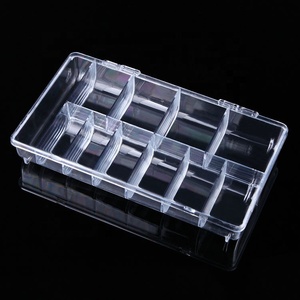 Yimart Hộp Đựng Đầu Móng Tay Bằng Nhựa Trong Suốt 11 Ô Hộp Đựng Đầu Móng Tay - Product Image 3