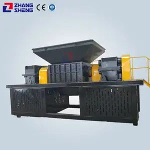 Dibuat Di Cina Tunggal Mikro 5 Ton Jam Elektrik Tugas Seluler Papan PCB Kertas Mesin Penghancur Truk Heli Diesel Silage Shredder