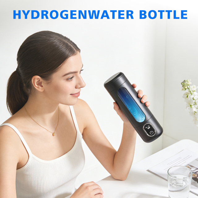 OEM/ODM Hydrogen-Rich Ion Water Bottle/Cup USB Powered Portable for Car Outdoor Household & RV Use 250ml Aluminum