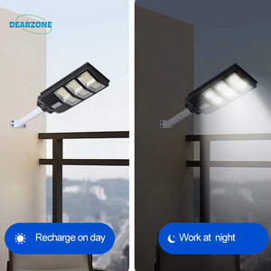 Lampadaire solaire LED pour <span class=keywords><strong>jardin</strong></span> et route 6V 300W-600W IP65 avec détecteur de mouvement - Product Image 2