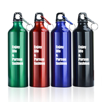 Bouteille isotherme de luxe en aluminium avec logo personnalisé, isolation sous vide 6-12 heures, pour cyclisme, 400ml, 500ml, 600ml, 750ml, 1000ml, vente en gros