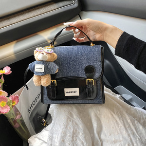 2026 New Vintage Fashion Small <b>Backpack</b> Women Korean Style Casual Travel Bag Student Class Double Shoulder Bag - Product Image 2