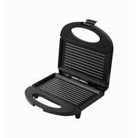 Gaufrier électrique portable, appareil à sandwich, 750W, plaques antiadhésives, thermostat réglable, usage domestique