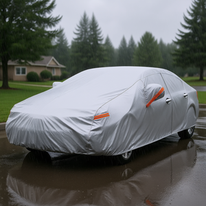 Copertura per auto impermeabile per tutte le stagioni, per berlina, 186-193 pollici, protezione UV, copertura per auto da esterno, modello H3 - Product Image 2