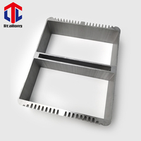 Boîtier de dissipateur thermique en aluminium extrudé personnalisé de grande taille pour la série LED 6000, avec pliage, soudage, tolérance de précision et usinage CNC