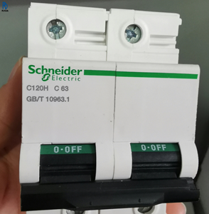 Disjoncteur miniature C120H 2P C63A 400V, interrupteur de protection contre les surcharges et les courts-circuits, montage sur rail DIN, sécurité électrique D - Product Image 1