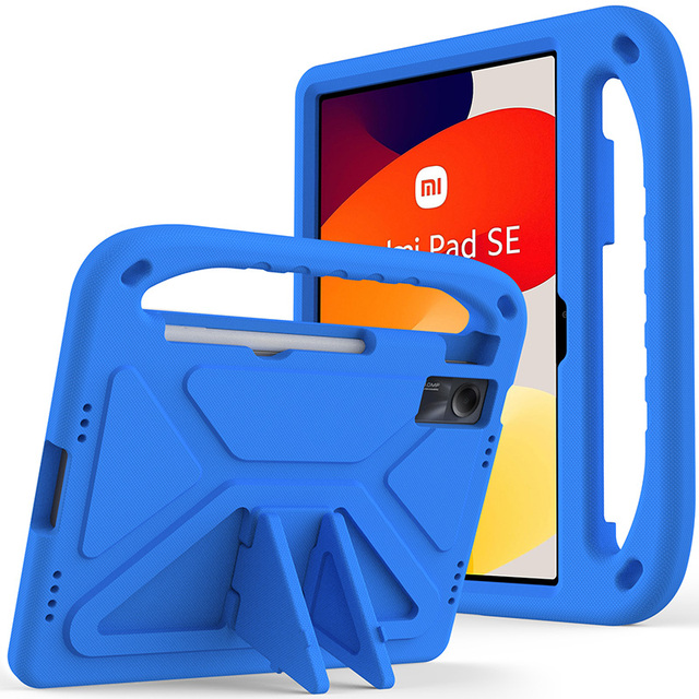 EVA Foam Kids Friendly Shockproof Tablet Cover case for Redmi Pad SE 11" 2023 Shell with Kickstand Handle