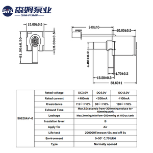 Mini Válvula Solenoide de Aire DC de Dos Vías 6V~12V de Acero Inoxidable, Válvulas de Control de Aire de Baja Presión para Dispositivos Médicos - Product Image 6