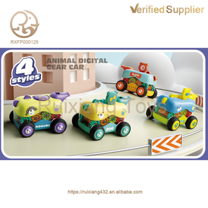 Coche de juguete con silbato de fricción de plástico con memoria cognitiva Unisex para niños Press and Go Gear para bebés y niños - Product Image 5