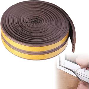 ประตูและหน้าต่างกันซึมขนาด9มม. X 6มทำจากยางดาวสีน้ำตาล - Product Image 4