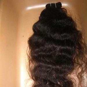 ทอผมบริสุทธิ์100% อินเดียแบบไม่ผ่านกระบวนการถักทอที่ดีที่สุดปล่อยผมมนุษย์เรมี่ทอจากอินเดีย - Product Image 1