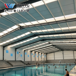 Bâtiments de natation récréative avec structure en acier préfabriquée pour les projets d'installations sportives et l'entraînement aquatique - Product Image 1