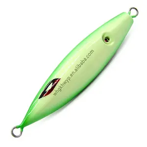 Luminous Metal Jig Lure Fast Fall Jigging 100g 150g 200g 250g Sea Fishing Metal Jig Lure