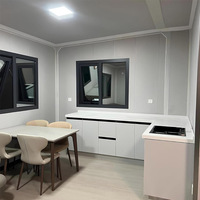 Maison conteneur de luxe extensible 2-3 chambres, bureau modulaire portable avec installation rapide pour usage commercial