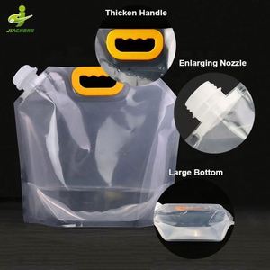 Custom Personalized Camping 3.<b>5L</b> <b>5L</b> 10L Outdoor Storage Standing Plastic with Beer Juice Reusable Portable Folding <b>Water</b> Bag - Product Image 4