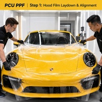 Film de protection de peinture automobile PCU TPU PPF 100% aliphatique, haute brillance, auto-réparant, transparent invisible, pour atelier de detailing automobile
