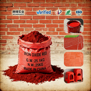 Poudre de pigment inorganique d'oxyde de fer pour revêtement sur bois, matériaux de construction, fabrication de tissus et de papier – Oxyde de fer rouge et <span class=keywords><strong>noir</strong></span> - Product Image 1