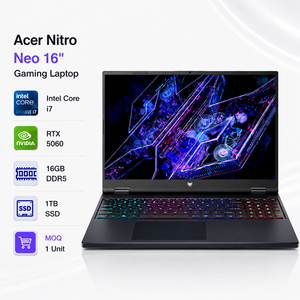 Vente en gros pour Acer Nitro Neo 16" Ordinateur portable de jeu en métal IPS Intel Core i7 RTX 5060 SSD AI PC Ordinateurs portables neufs pour revendeurs mondiaux - Product Image 1