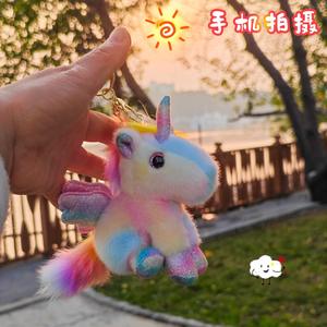 Almohada de Peluche Suave de Unicornio con Diseño de Alas, Novedad, Regalo de Moda de Halloween para Niñas y Novias - Product Image 3