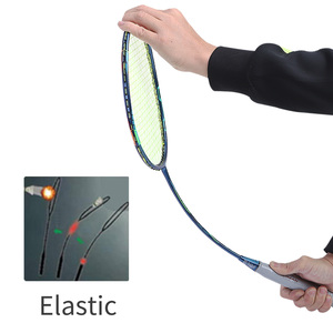 YODIMAN Raquette de <span class=keywords><strong>badminton</strong></span> haute performance, haute qualité, durable, 24 LBS, haute tension, légère, en fibre de carbone et aluminium, 4U, poignée complète - Product Image 2