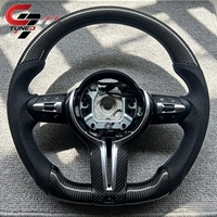 Volant de voiture en fibre de carbone rouge compatible avec BMW F30 F10 F15 F36 F20 F22 F25 F32 M3 M4 M5 X5 E46 E60 E70 E90 E91 E92
