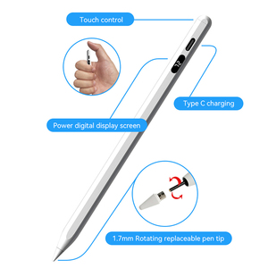 Stylet numérique métallique modèle 202 pour <span class=keywords><strong>iPad</strong></span> Pro 11 <span class=keywords><strong>Air</strong></span> 3/4/5 pour tablettes à écran tactile capacitif - Product Image 3