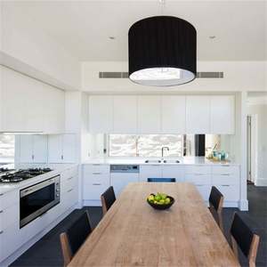 ตู้ครัว MDF ดีไซน์ทันสมัย ตู้ครัวแบบโมดูล พร้อมท็อปทิปสำหรับบ้านพักตากอากาศ - Product Image 2