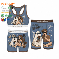 Ensemble de soutiens-gorge de sport pour femmes, à motif Unique Ghost Beach, séchage rapide, maintien optimal, taille haute, pour l'entraînement en salle de sport