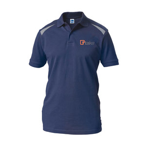 Polo à manches courtes pour homme, bleu, taille XL, tissu synthétique à séchage rapide, vêtements de travail - Product Image 1