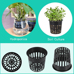 Lot de 10 paniers en filet PP pour plantes hydroponiques, pour système de culture hydroponique - Product Image 4