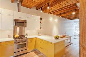 Gabinetes de Cocina Planos Multifuncionales Ecológicos de Madera Maciza MFC con Almacenamiento Extraíble para Ollas y Tazones, para Uso Junto a la Mesa - Product Image 6