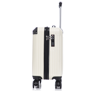 Özelleştirilebilir 16 inç ABS taşıma kabin bagaj Modern 4-Wheel alüminyum arabası hafif su geçirmez Logo ile basit tarzı - Product Image 5