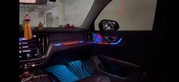 Éclairage d'ambiance Cardoo pour Volvo XC60 2018-2024, amélioration de l'intérieur de la voiture, bande lumineuse LED 256 couleurs, accessoires de décoration, kit