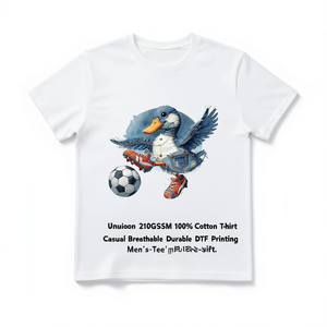 T-Shirt Unisex 210GSM 100% Cotone, Casual, Traspirante, Resistente, con Stampa DTF, Maglietta da Uomo - Product Image 2