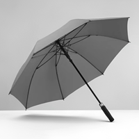 Parapluie Droit Commercial Personnalisé avec Impression de Logo, Tissu Pongee 190T, Style Classique, Idéal pour la Promotion et les Mariages