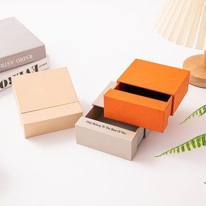 Double-layer Rigid Jewelry <b>Box</b> Embossing Glossy Lamination High-end <b>Storage</b> for Bracelets Bangles Rings Earrings (Recyclable) - Product Image 3