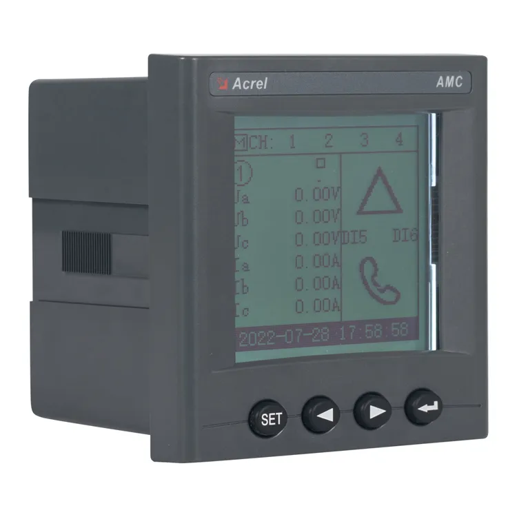 Acrel AMC300L-4E3/4G ACマルチループインテリジェント電力収集および監視デバイス3フェーズ各相の電力を監視