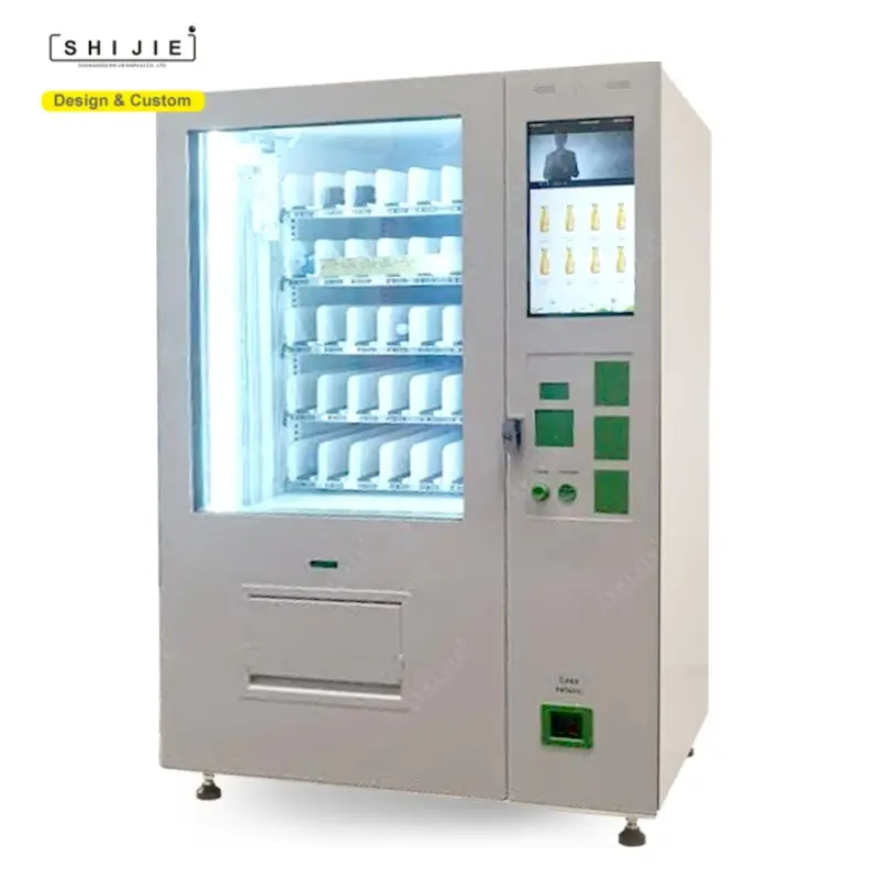 Auto Snack Bottled Water Beer Cold Drink Vending Machine Factory Automatic Frozen Vending Machine Manufacture