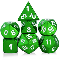 7 pièces métal Dnd dés jeu de rôle donjons et dragons Rpg jeu et Pathfinder jeu de dés en métal