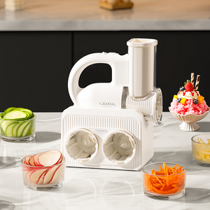 Broyeur à glace électrique 80W à 4 lames en acier inoxydable, mini machine à glace pilée et à neige pour la maison - Product Image 1