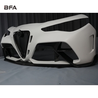 Nouveau kit carrosserie BFA amélioré style GTAM en fibre de verre pour Alfa Romeo Giulia, léger, durable, ajustement parfait OEM, crochet de remorquage à visser